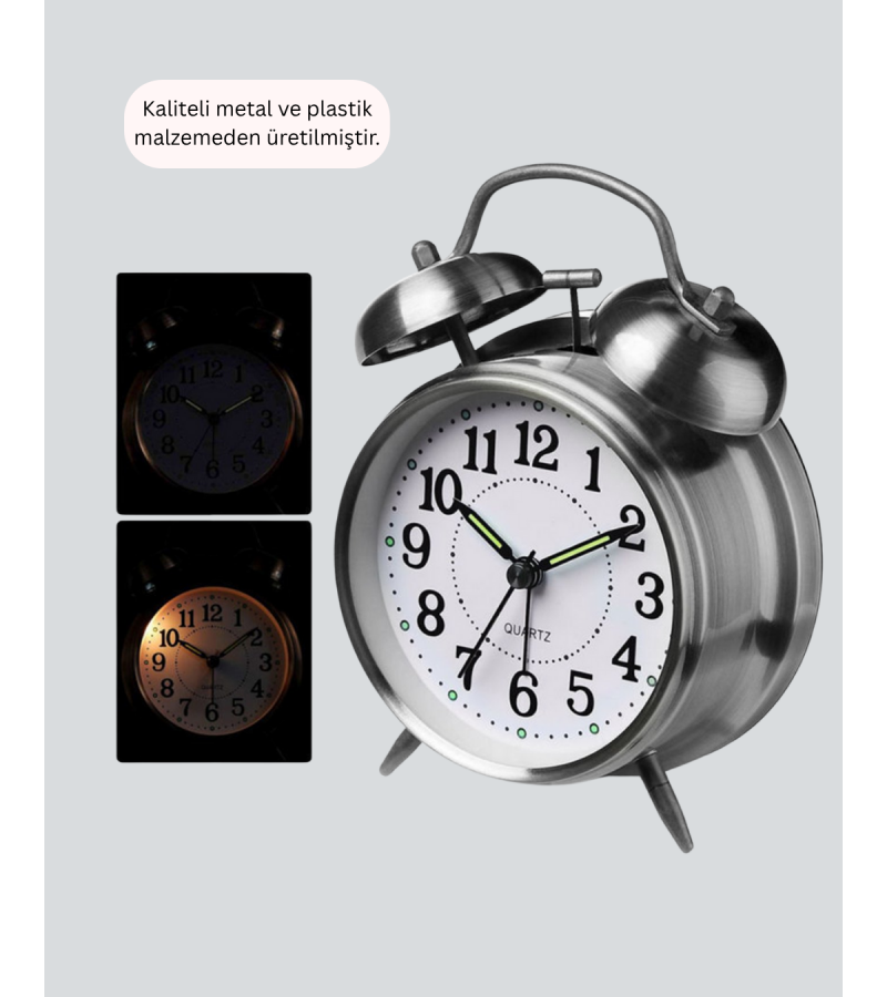 Dekoratif Gümüş Saat Dekoratif Gümüş Saat