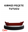 Kırmızı Peçete Tutucu Dayanıklı Duvar Tipi Kağıt Havlu Askısı