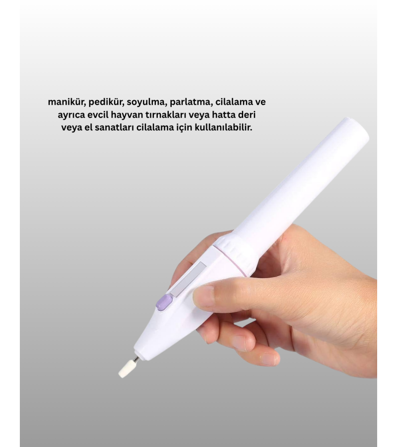 Taşınabilir Profesyonel Manikür Pedikür Seti