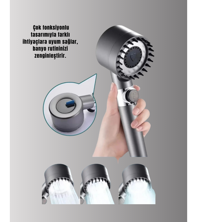 PLASTİK DUŞ BAŞLIĞI FİLTRELİ