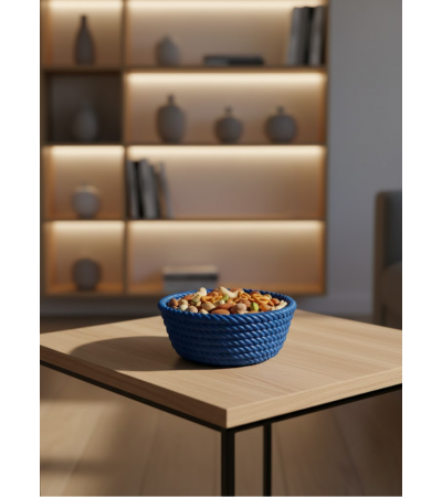 YUVARLAK ÇEREZLİK LACİVERT