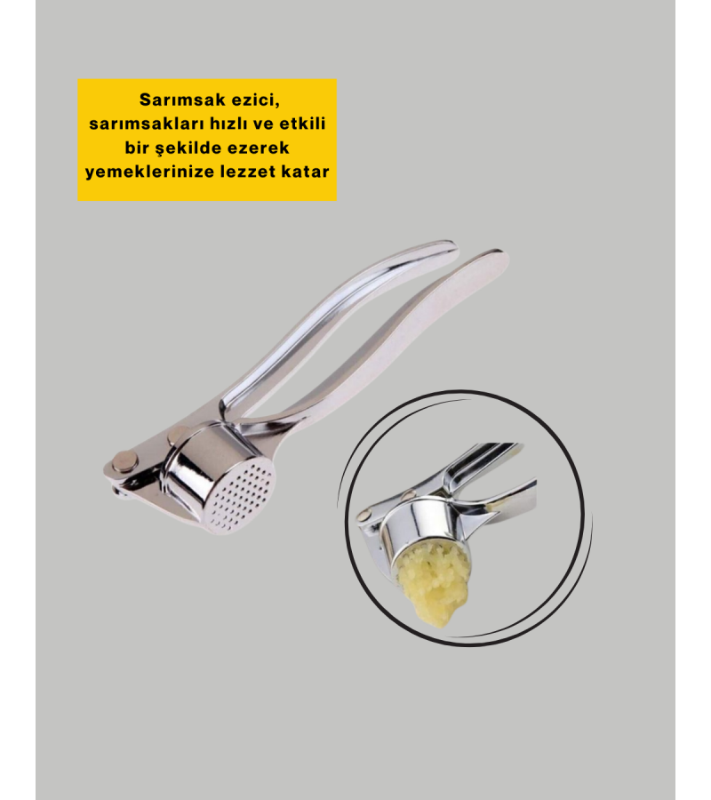 Metal Sarımsak Ezici Metal Sarımsak Ezici