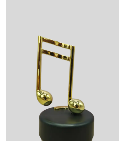 Altın Nota Figürlü Müzik Kutusu