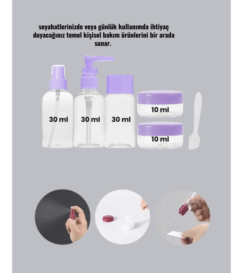 5Lİ SEYAHAT ŞİŞESİ