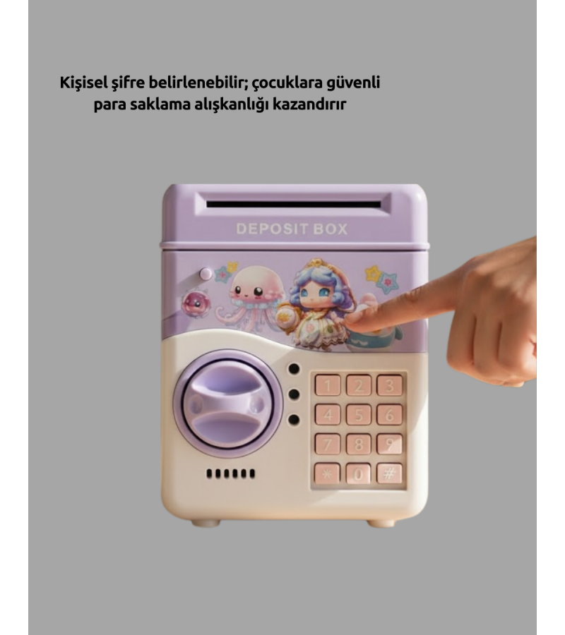 SAM51 MÜZİKLİ IŞIKLI KUMBARA MOR SAM51 MÜZİKLİ IŞIKLI KUMBARA MOR