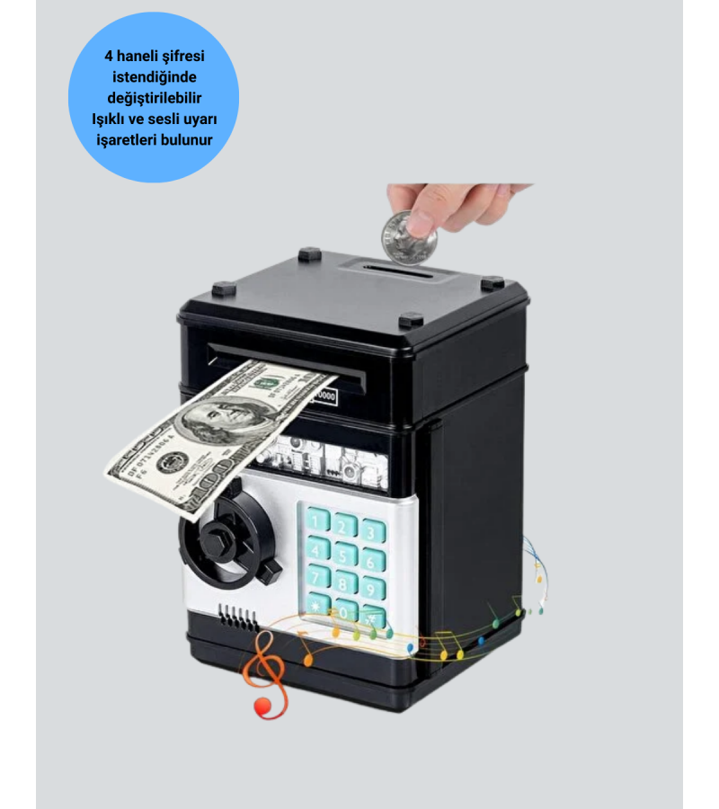SAM53 NUMBER BANK SİYAH