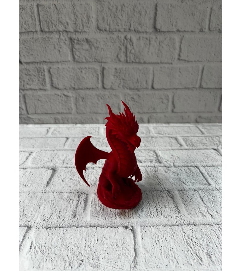Kırmızı Ejderha Biblo 12 cm