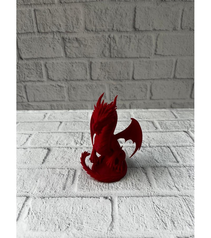 Kırmızı Ejderha Biblo 12 cm