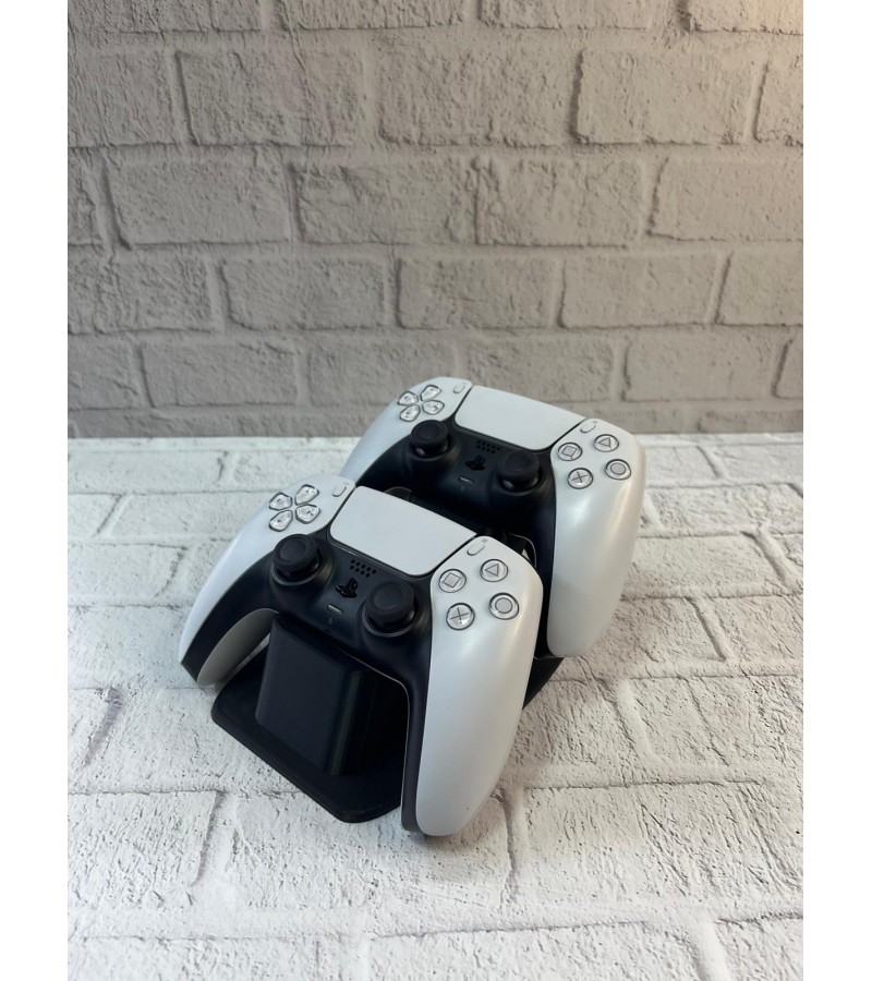 Dekoratif Siyah İkili Gamepad Standı 7x18 cm