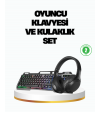 Hn01 Kulaklık + Pg-8018 Oyuncu Klavyesi Set