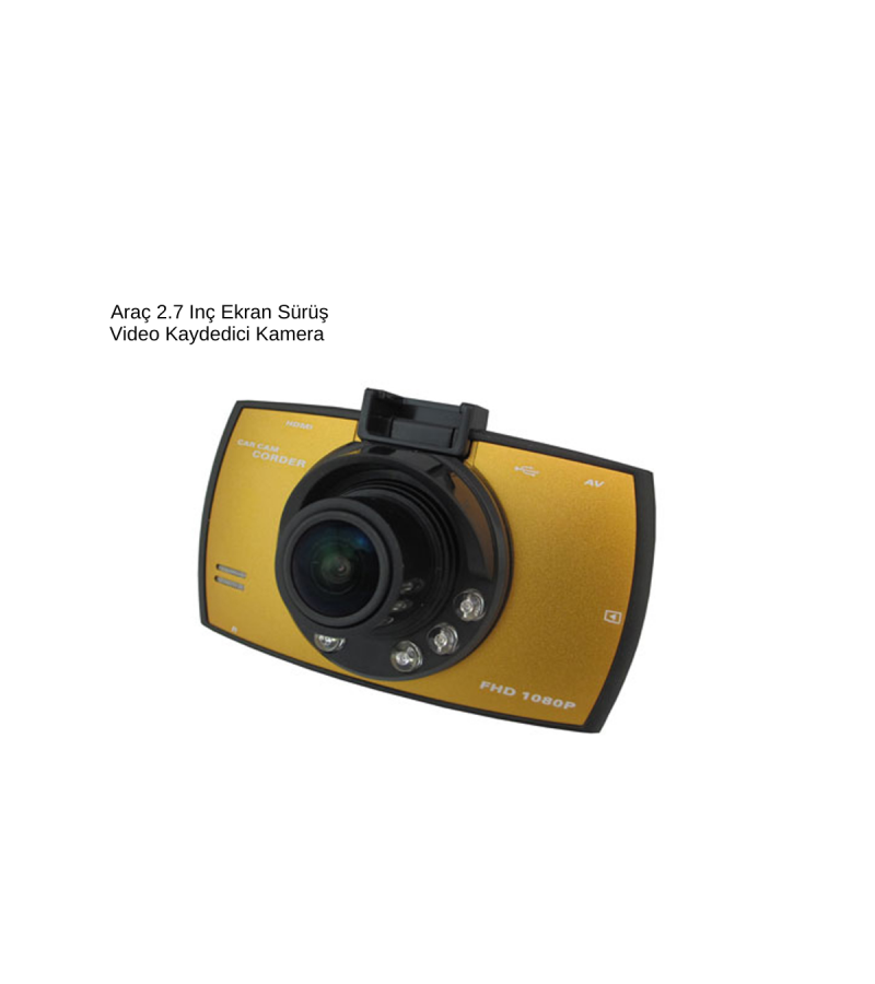 Camcorder Araç Kamera