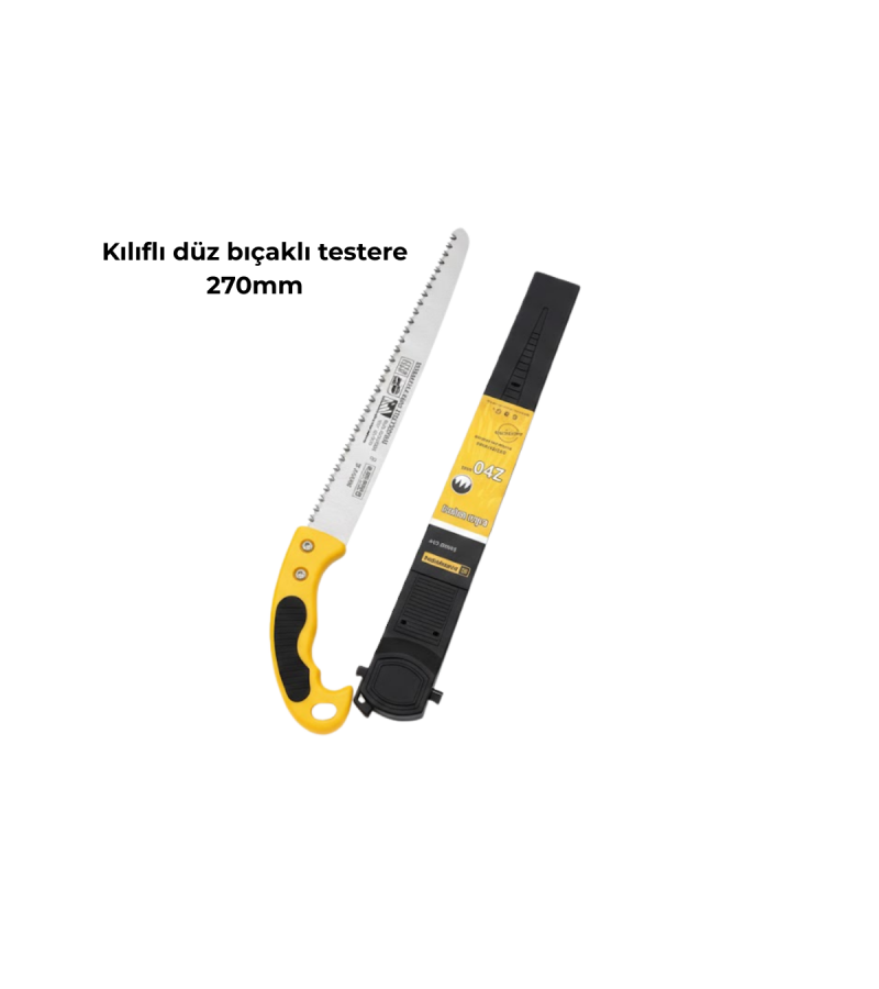 KILIFLI DÜZ BIÇAKLI TESTERE 270MM KILIFLI DÜZ BIÇAKLI TESTERE 270MM