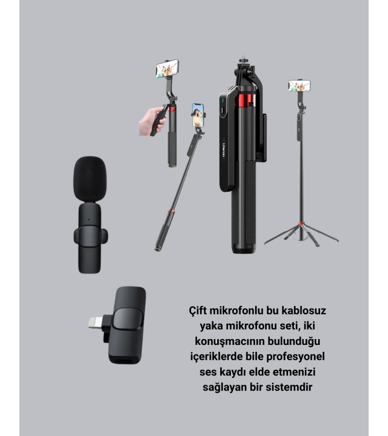 Npl2s Tripot +k11 Yaka Mikrofonu Set