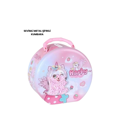 ŞİFRELİ KUMBARA PEMBE