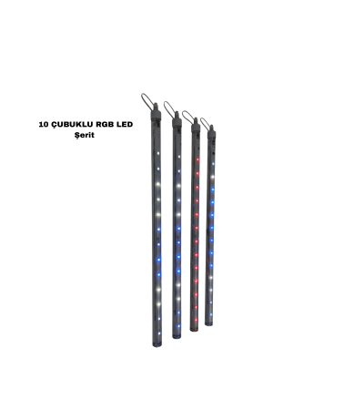 10 ÇUBUKLU DEKOR LED