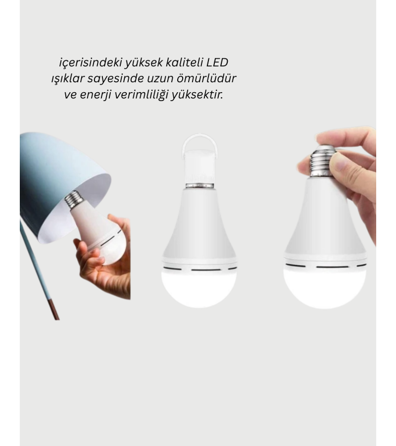 DL-2030 Şarjlı LED Ampul DL-2030 Şarjlı LED Ampul