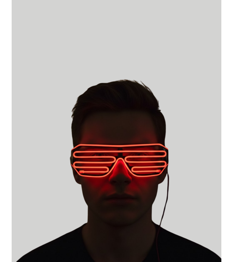 Neon Gözlük Kırmızı Neon Gözlük Kırmızı