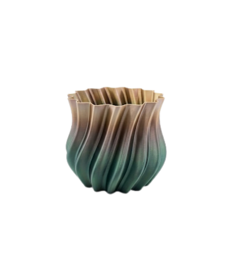 3D KIVRIMLI VAZO SİYAH 3D KIVRIMLI VAZO SİYAH